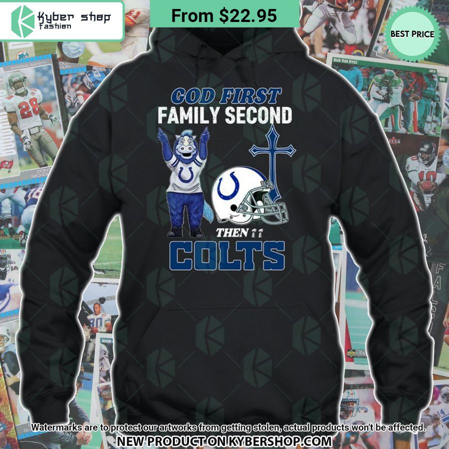 God First Family Second Then Indianapolis Colts Shirt