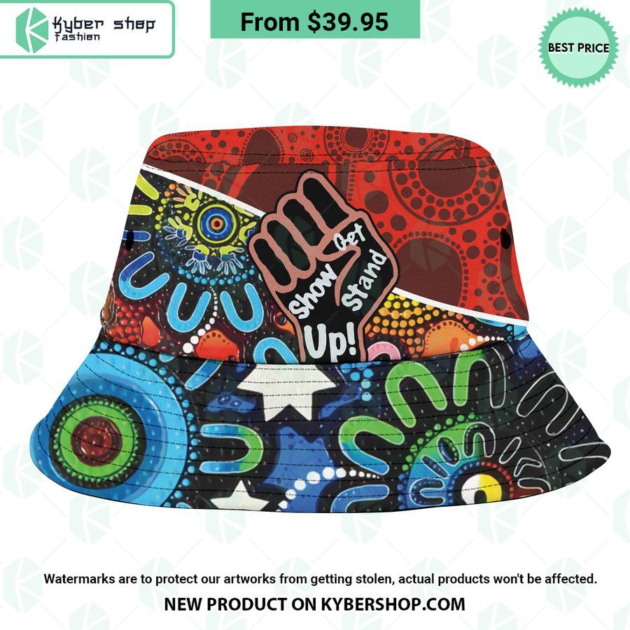 Gold Coast Football Club Indigenous Pattern Bucket Hat