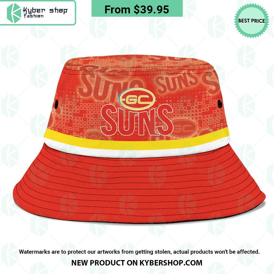 Gold Coast Football Club Logo Bucket Hat