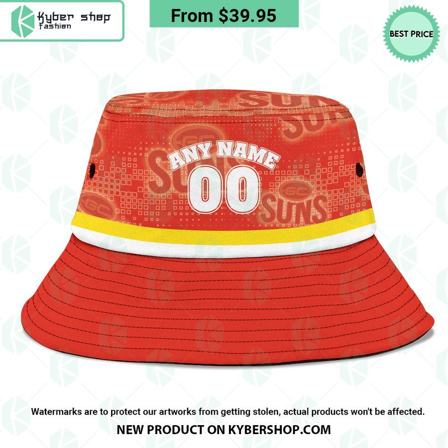 Gold Coast Football Club Logo Bucket Hat