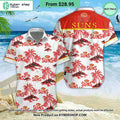 Gold Coast Suns Hawaiian Shirt Shorts