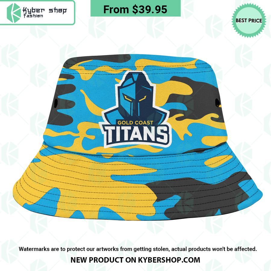 Gold Coast Titans Camo Bucket Hat