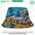 Gold Coast Titans Indigenous Pattern Bucket Hat
