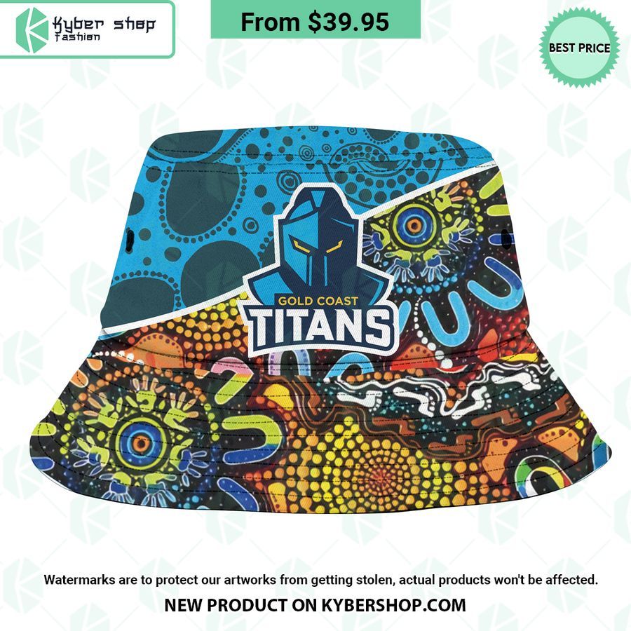 Gold Coast Titans Indigenous Pattern Bucket Hat