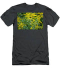 Goldenrod And Leaves - Abstract T-Shirt