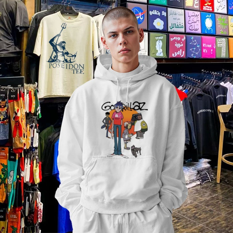 Gorillaz Band Grey T-shirt
