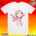 Gorillaz Noodle Line Drawing T-shirt