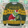 Green Bay Packers Grinch Ugly Christmas Sweater