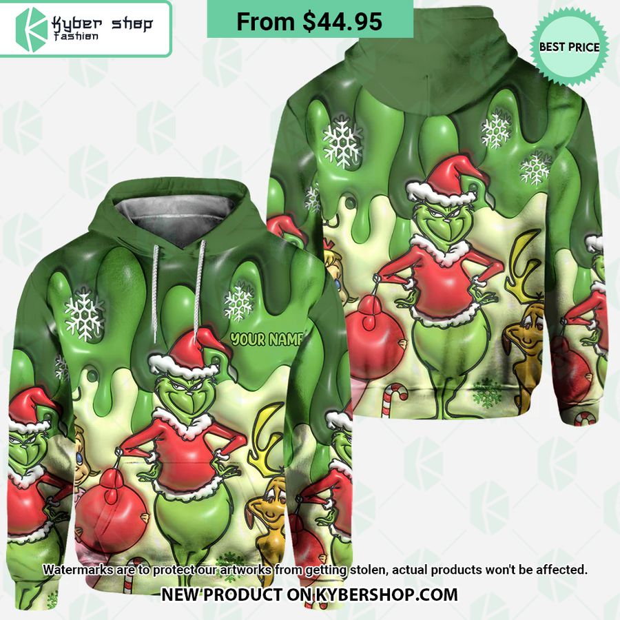 Grinch Christmas CUSTOM Hoodie, Legging