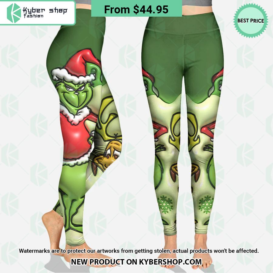 Grinch Christmas CUSTOM Hoodie, Legging