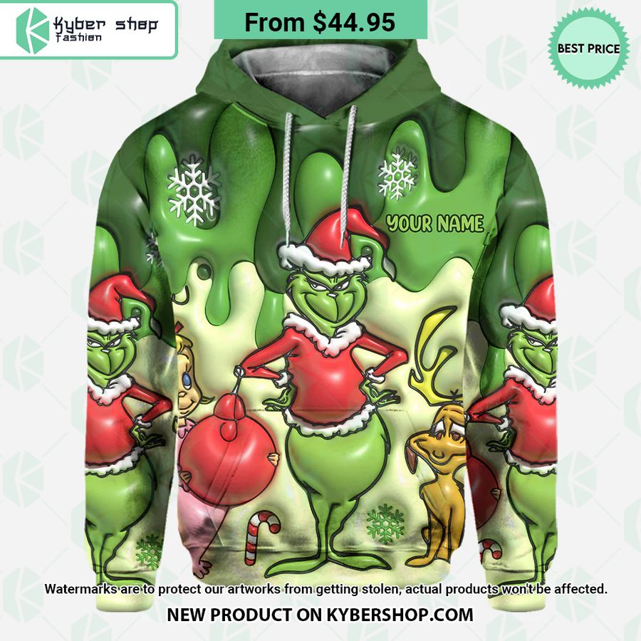 Grinch Christmas CUSTOM Hoodie, Legging