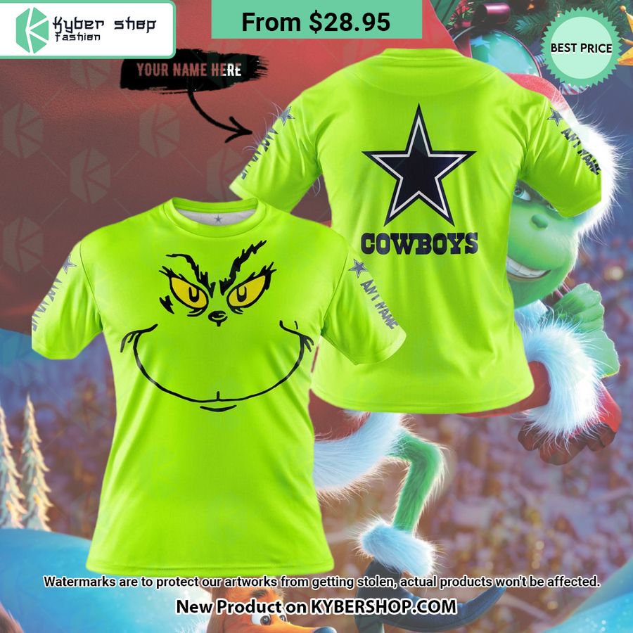 Grinch Dallas Cowboys CUSTOM Hoodie, Shirt