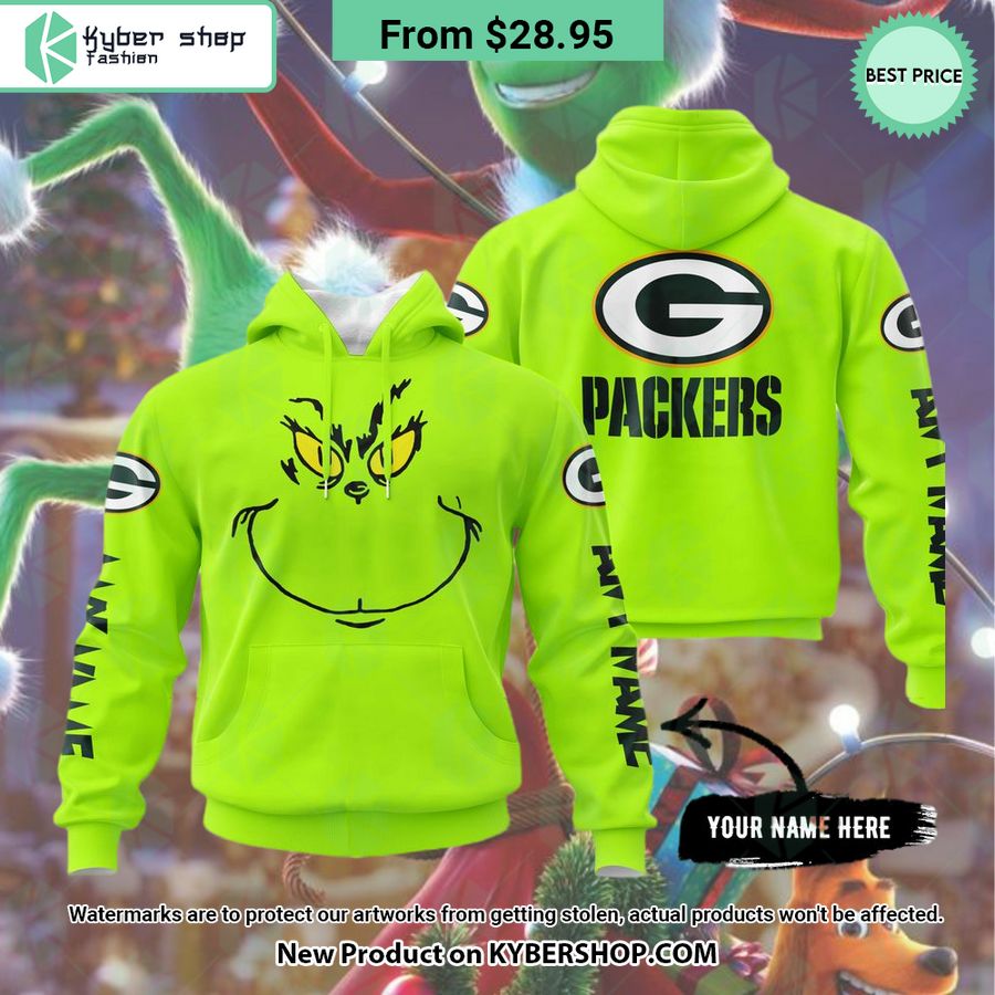 Grinch Green Bay Packers CUSTOM Hoodie, Shirt