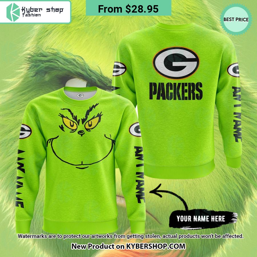 Grinch Green Bay Packers CUSTOM Hoodie, Shirt