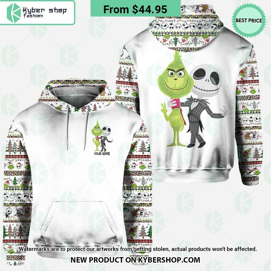 Grinch Jack Skellington CUSTOM Hoodie, Legging
