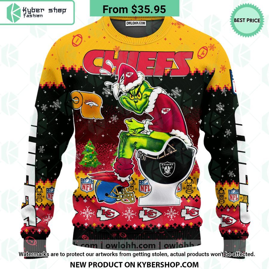 Grinch Kansas City Chiefs Sweater