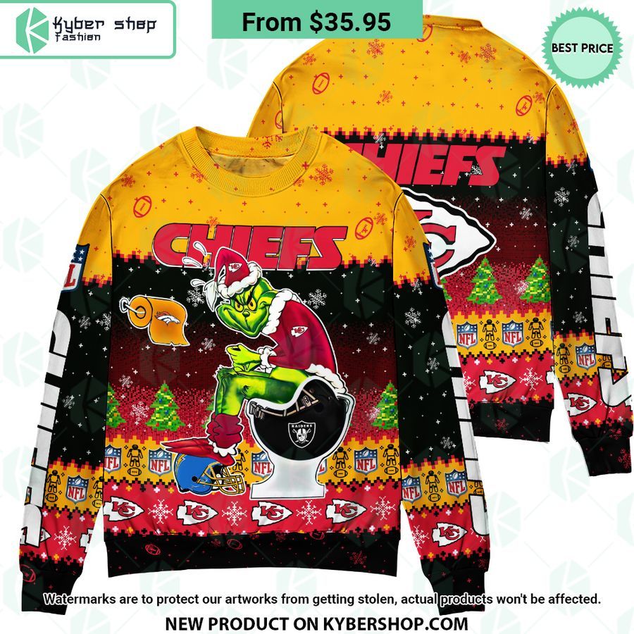 Grinch Kansas City Chiefs Sweater