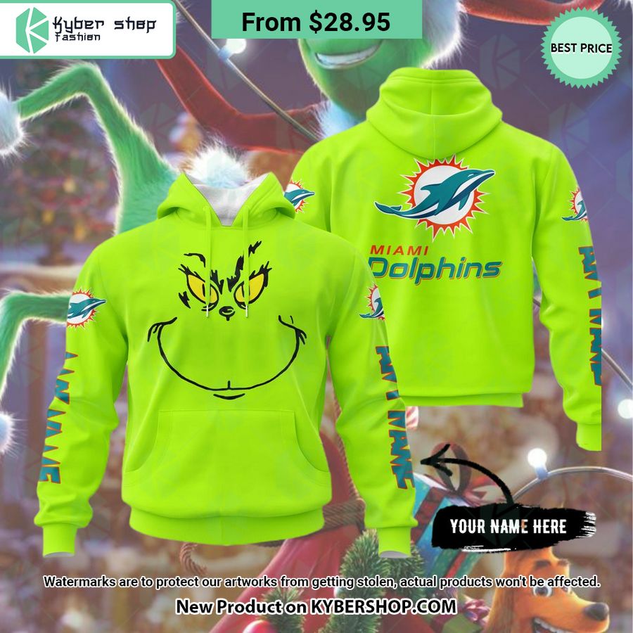 Grinch Miami Dolphins CUSTOM Hoodie, Shirt