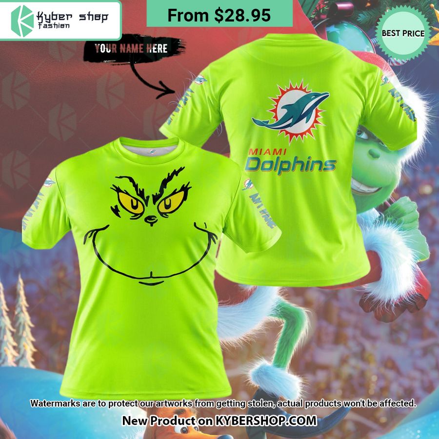 Grinch Miami Dolphins CUSTOM Hoodie, Shirt