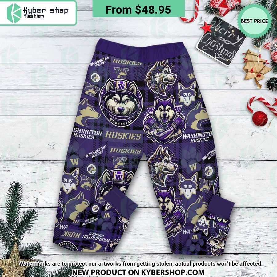 Grinch They Hate Us Because They ain’t Us Washington Huskies Pajamas