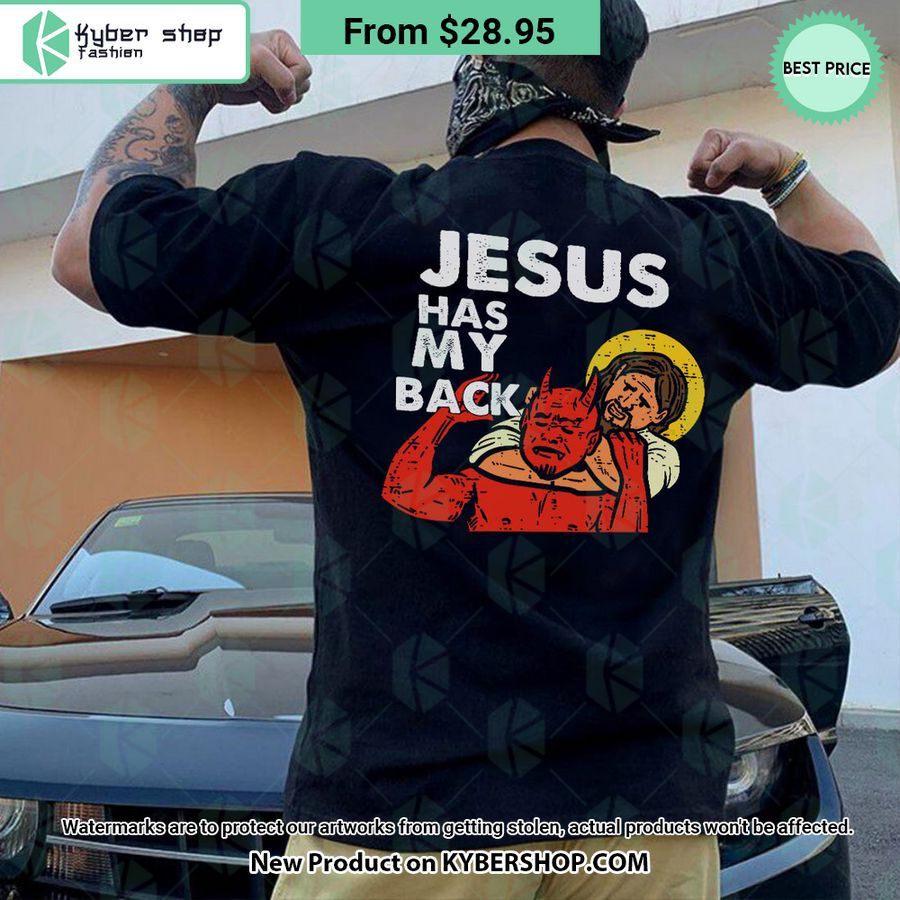 Guardian Angel Jesus Has My Back Shirt