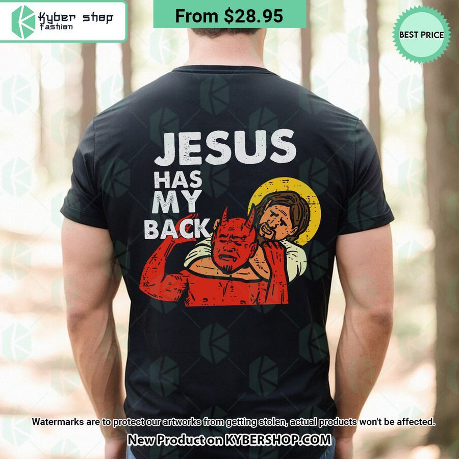 Guardian Angel Jesus Has My Back Shirt