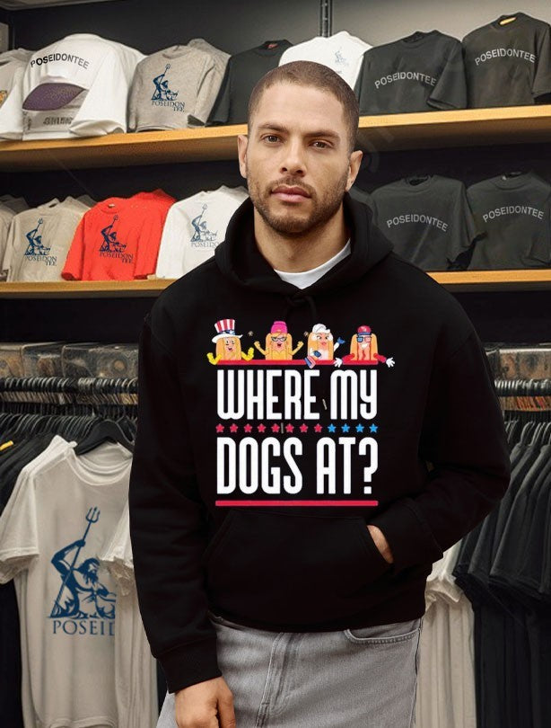 Guardians Where My Dogs At T-shirt