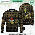 Guinness Grinch Max Ugly Christmas Sweater