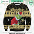 Guinness Grinch Ugly Christmas Sweater