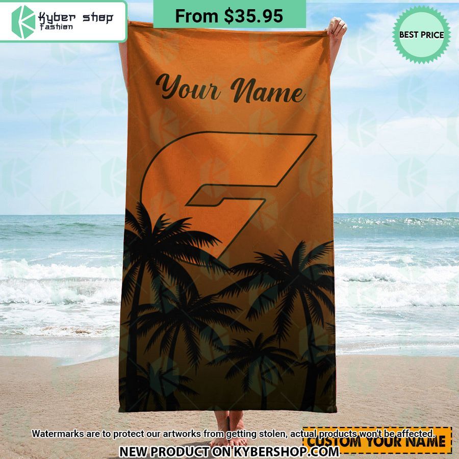 GWS Giants CUSTOM Beach Towel
