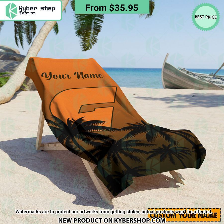 GWS Giants CUSTOM Beach Towel