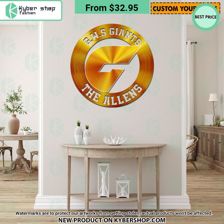 GWS Giants CUSTOM Metal Sign