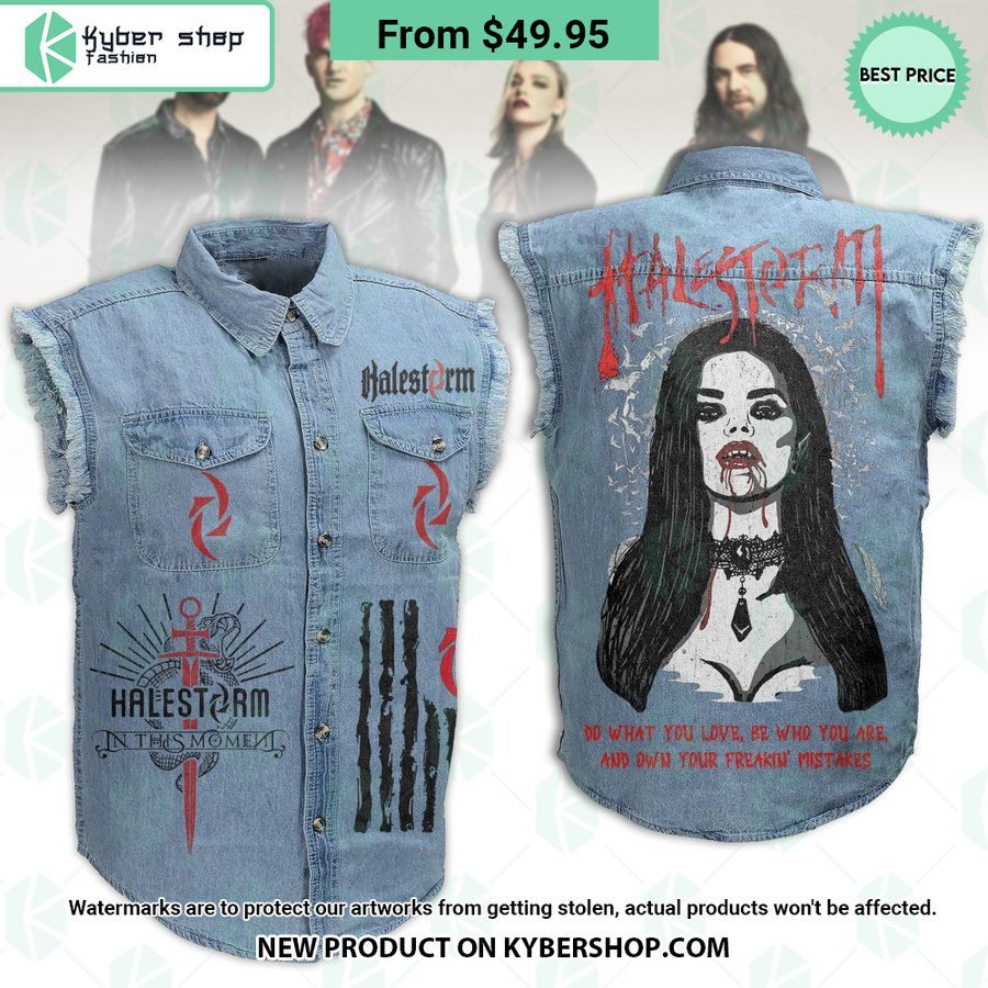 Halestorm Do What You Love Sleeveless Denim Jacket