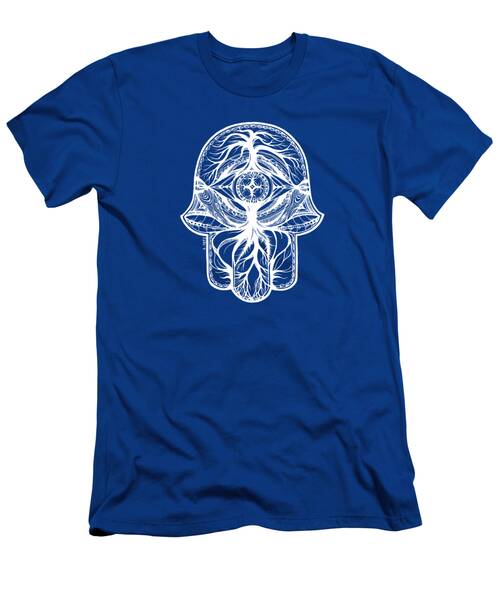 Hamsa - In The Forest, White T-Shirt
