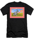 Happy Easter Card With Black And White Rabbit T-Shirt