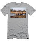 Happy Elephant Family Drinking Water Botswana Africa T-Shirt