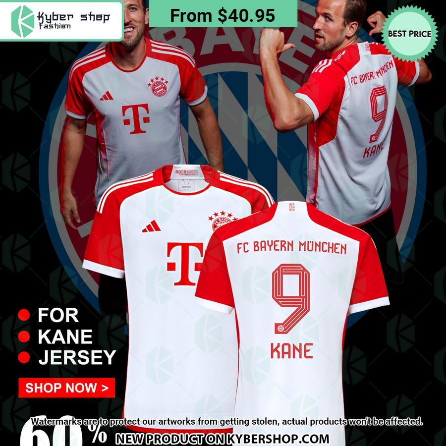 Harry Kane Bayern Munich Home Jersey