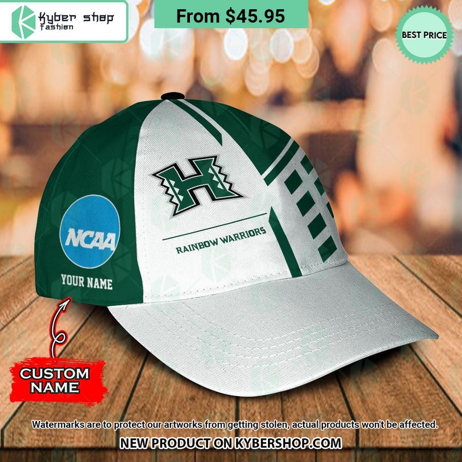 Hawaii Rainbow Warriors CUSTOM Polo Shirt, Cap