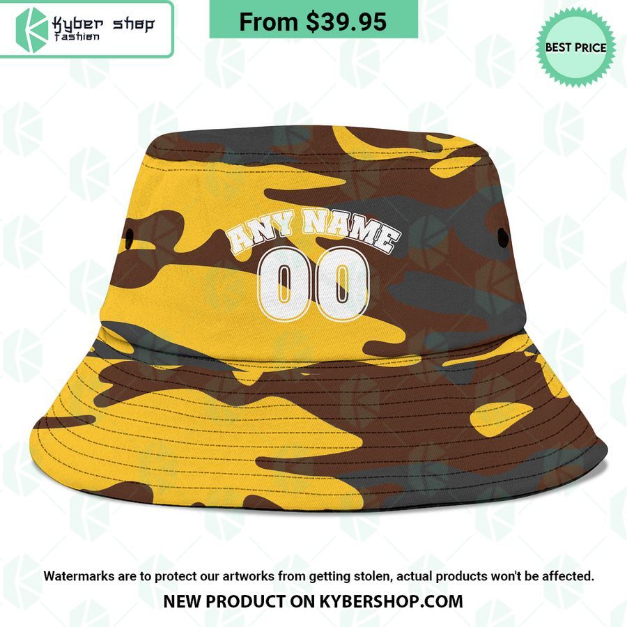 Hawthorn Football Club Camo Bucket Hat