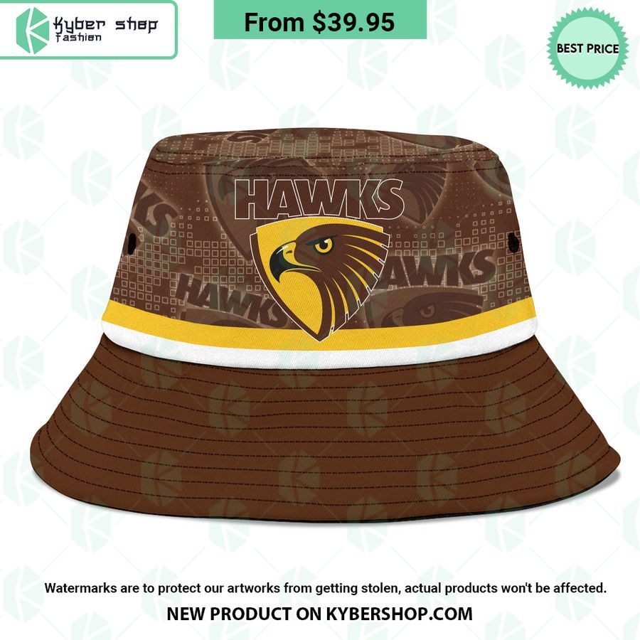 Hawthorn Football Club Logo Bucket Hat