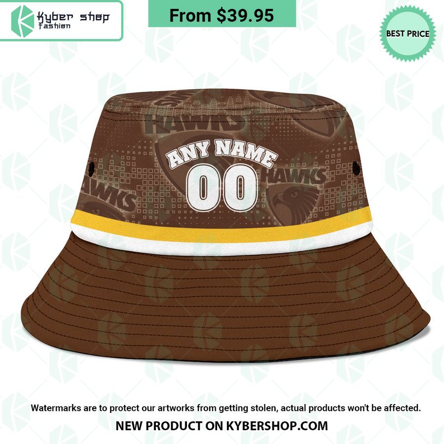Hawthorn Football Club Logo Bucket Hat