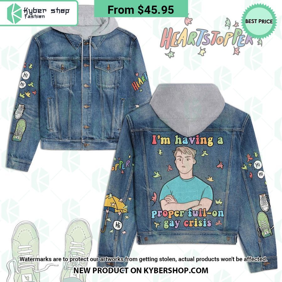 Heartstopper Hooded Denim Jacket