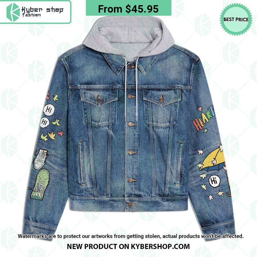 Heartstopper Hooded Denim Jacket