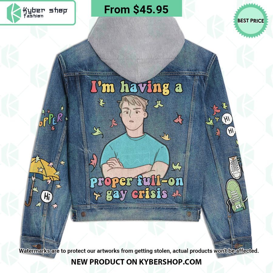 Heartstopper Hooded Denim Jacket