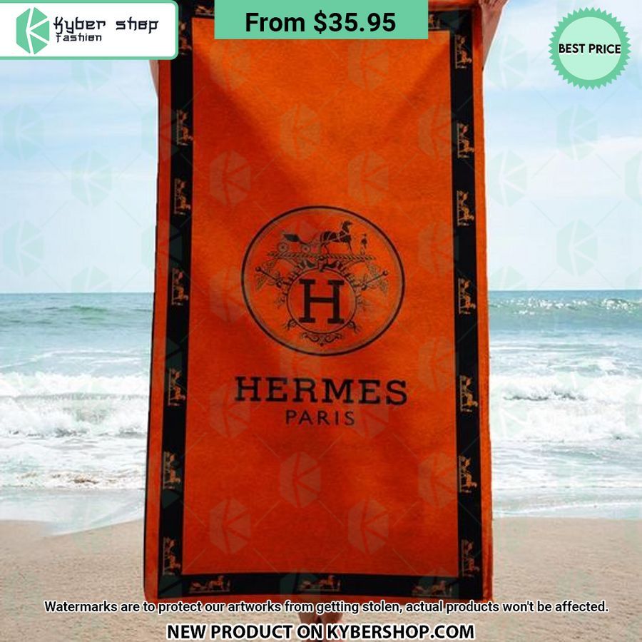 Hermes Paris Beach Towel