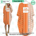 Hermes Paris Brand Batwing Pocket Dress