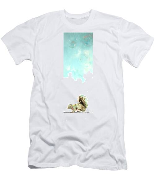 High Wire Act- Squirrel Painting T-Shirt