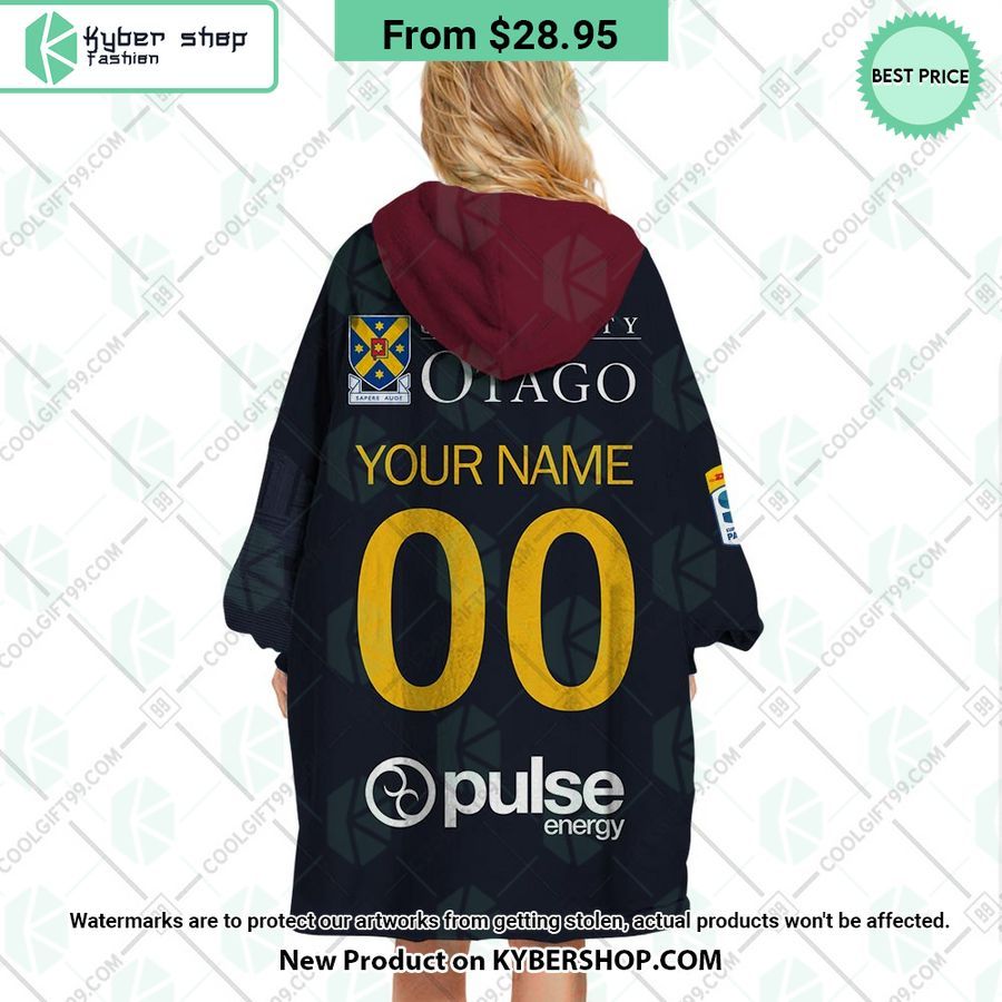 Highlanders Super Rugby Pacific Home Jersey CUSTOM Hoodie Blanket