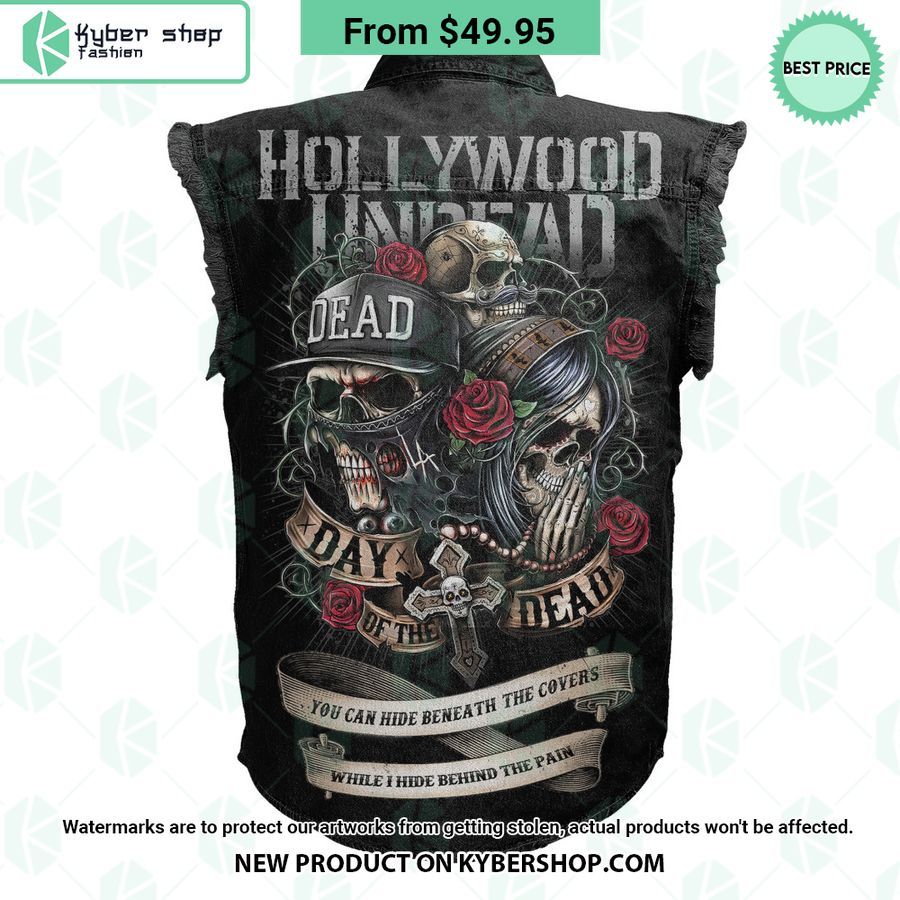 Hollywood Undead Sleeveless Denim Jacket