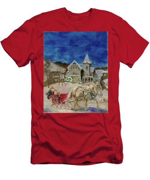 Horse Drawn Sleigh Ride T-Shirt